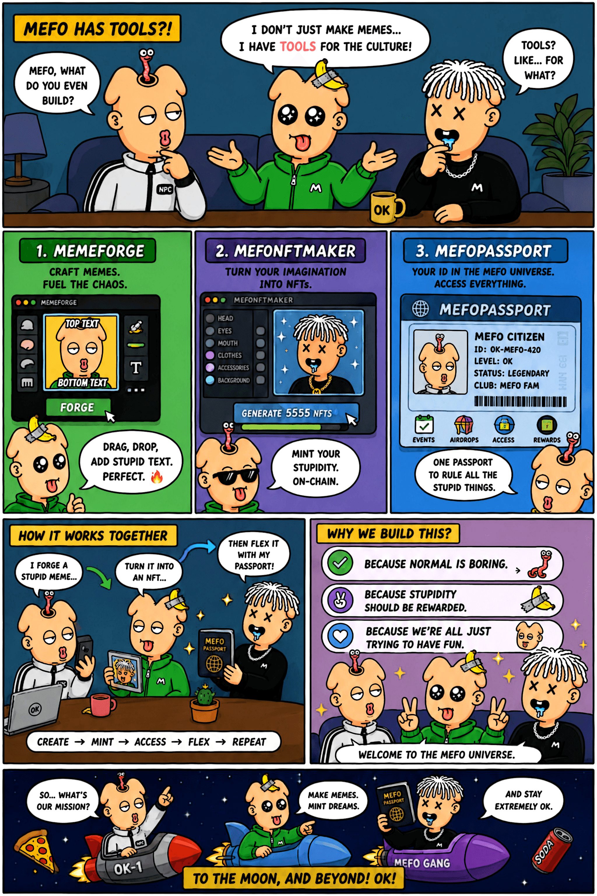 MEFO has tools comic
